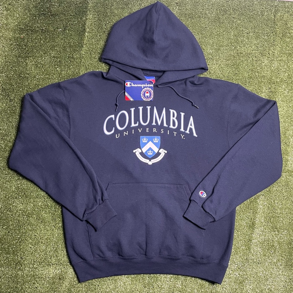 Champion Dark Blue Columbia University Hoodie